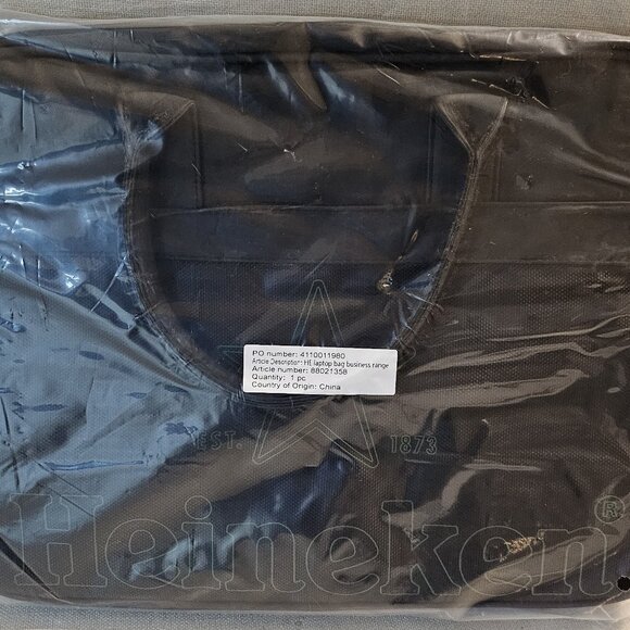 Heineken Logo Shoulder Strap Padded Laptop Bag - Picture 2 of 8